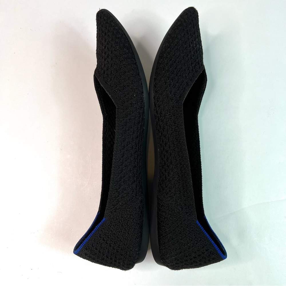 Rothy's The Point Retired Honeycomb Flats in Black Size 11 - Picture 7 of 13